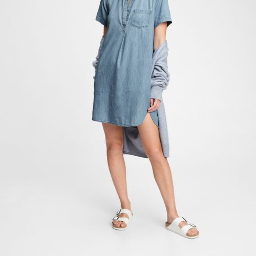 Gap Denim Popover Dress